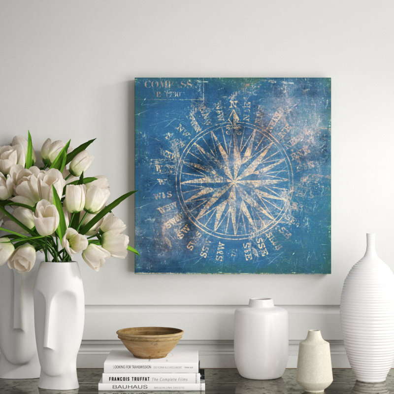 Maritime IV Print by Zoey Riley, 24" H x 24" W, Glass Coat