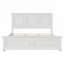 Structure de lit robuste en pin avec cadre décoratif et assemblage facile, aucun sommier requis-855542803