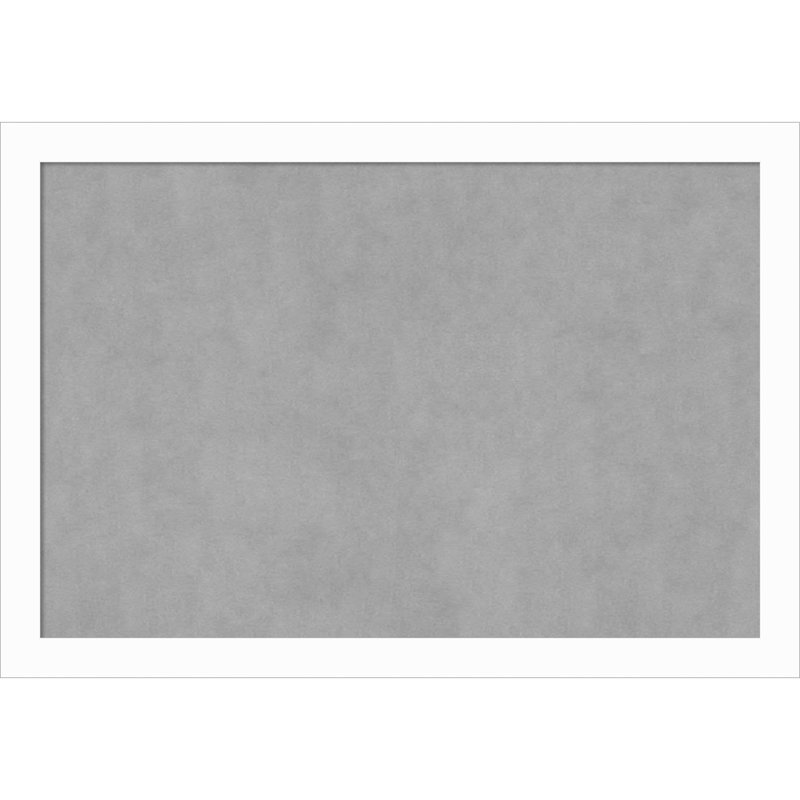 Tableau magnétique de base blanc à cadre étroit, H 27 po x l 39 po