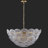 Alberta Glass And Metal Chandelier