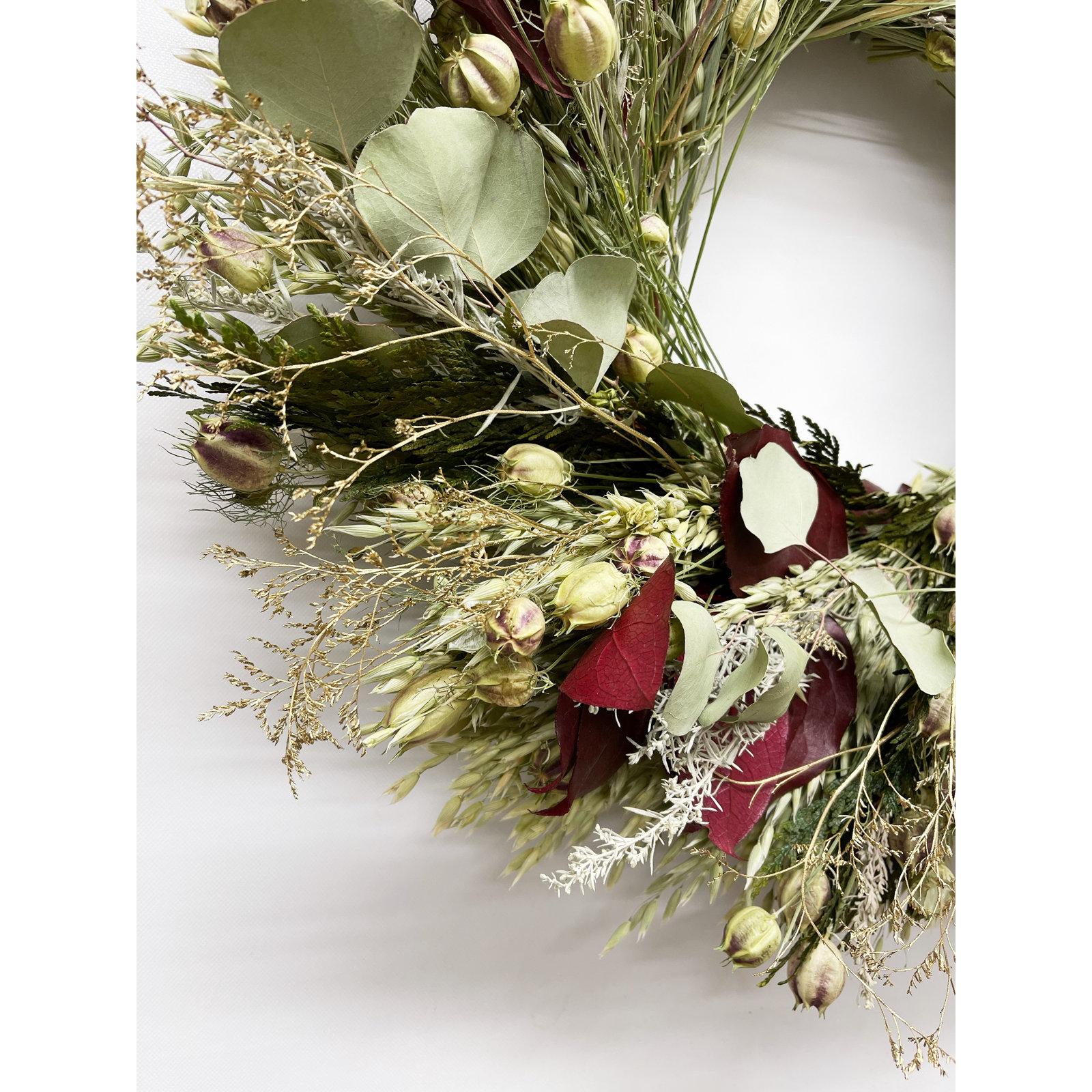 22" Handcrafted Salal Leaf Wreath