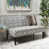 Grey Geometric Fabric