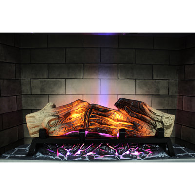 28" Electric Fireplace: Enhance Your Home Decor With Flames 22.58 Lb Fireplace Insert: Lightweight Yet Powerful