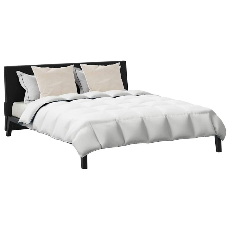 Winter Duvet Set 3 Pcs White 78.7 x 94.5 In Microfiber, Cotton, 200 x 200 cm