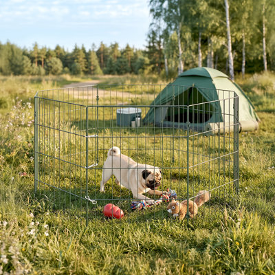 8 Panel Pet Pen Foldable Dog Playpen for Puppies Height