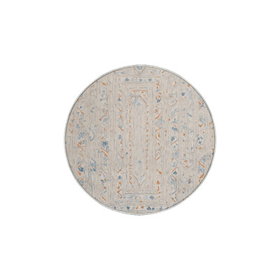 Machine Washable Beige Area Rug