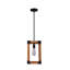 Luminaire suspendu rectangulaire à 1 lumière Aalyah