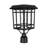 Grand Prairie Bulb Solar Light – Wall/Pier/3” Fitter Mounts – Black