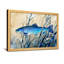 Animal, truite bleue, aquarelle, motif de plantes aquatiques-606267053-606267052-606267056