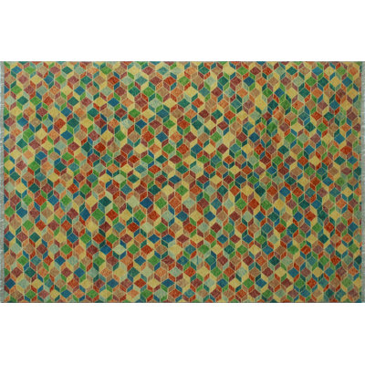 Keimani One-of-a-Kind 6'6 X 9'7 New Age Wool Area Rug in Rust