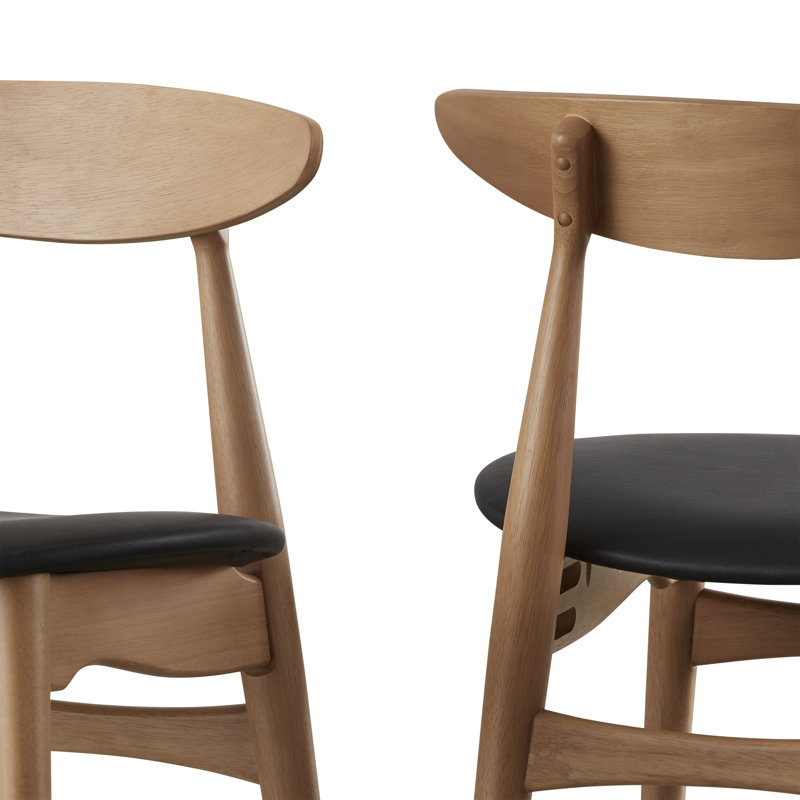 Ensemble repas pour 6 personnes Gallman, Naturel, H 29,33 po x L 59,06 po x l 35,44 po, Noir