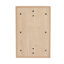 Petite tablette de rangement murale de 12 pouces - pour plusieurs espaces Chêne, contreplaqué, chambre à coucher d'apparence moderne, salle de bain, cuisine résiliente