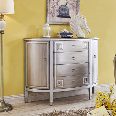 Armoire d'entrée simple en demi-cercle