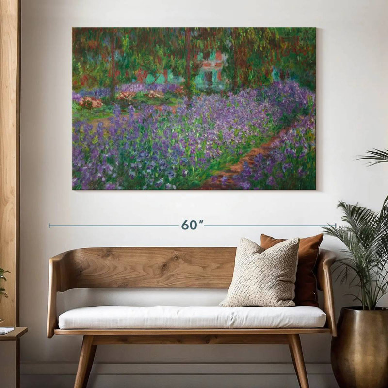 Senne, jardin de l'artiste à Giverny, 1900, H 34 po x l 51 po