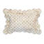 Mocha Check Reversible Scalloped Pillow-1588350426-1588350427