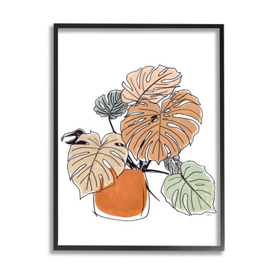 Monstera ludique avec plante tropicale