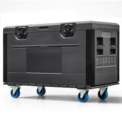 Étui de transport à câble avec roulettes 44,4 po x 22,4 po x 25,5 po pour transport de matériel roulant professionnel