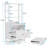 2 Drawer Vertical File Cabinet with Lock and Bookshelf-109708674