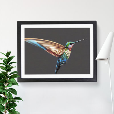 XH1022-7653X Seductive Hummingbird - Single Picture Frame Print