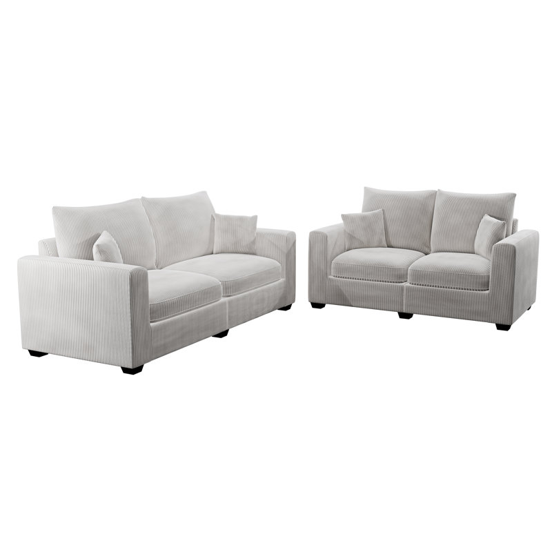 Ensemble de canapé 2 pièces, Ivory