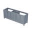 Meuble-lavabo double gris foncé 80 po X P 22 po D