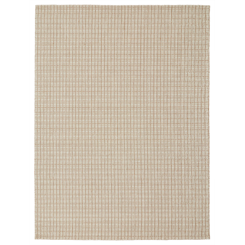 Kalise Bella Hand Tufted Wool Siba Rug, Rectangle 5' x 8', Rust