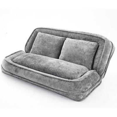 Double Human Dog Bed,Lazy Sofa ,Loveseat,Fits You & Pets,Extra Large Floor Couch,Can Sit Or Lie Down,2-In-1,5 Adjustable Position, Plump Pillow