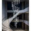 Lustre 20 lumières à DEL en cristal-286911868