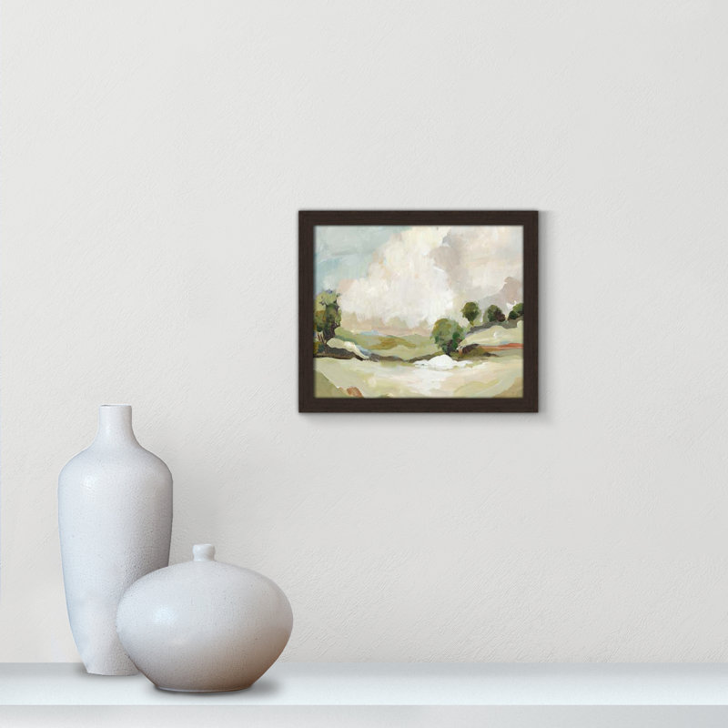 Pastoral Land " Pastoral Land " by Allison Pearce, 13" H x 15" W x 1.25" D, Walnut