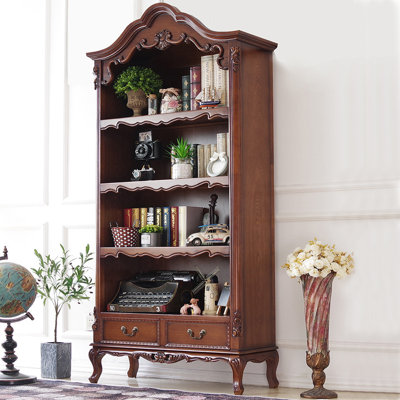 American-style retro display cabinet bookcase