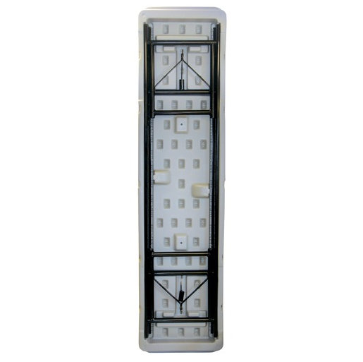 Table pliante en plastique Commercialite, H 30 po x L 96 po x l 18 po