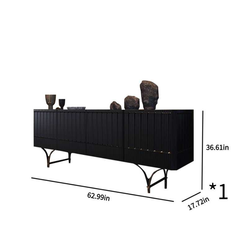 Armoire d'appoint laquée luxueuse