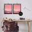 Pink Calm Seascape 2 PC Framed Floater Canvas Set by Grace Popp-554607932-554607933