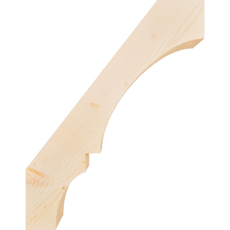 Genouillère Balboa, Sapin de Douglas, Lisse, H 36 po x l 5,5 po x P 28 po