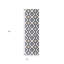 Tapis ikat bleu 2 pi x 5 pi Kilim