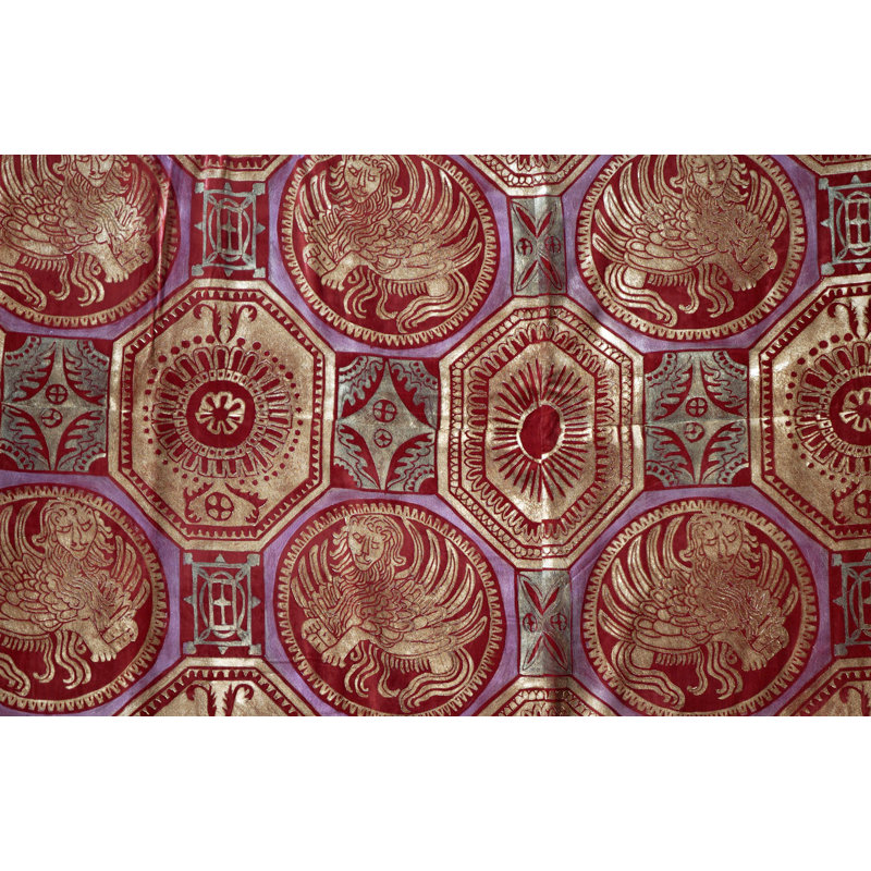 Venetian Ceiling Rectangular Pillow Cover, Linen, 19" x 24"