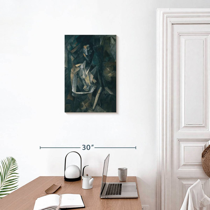 Avery Seated Nude, 24" H x 16" W