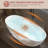 55" x 28" Freestanding Soaking Bathtub Acrylic