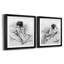 Doux dimanche I - ensemble de 2 reproductions de dessins encadrés-61463614-61463615