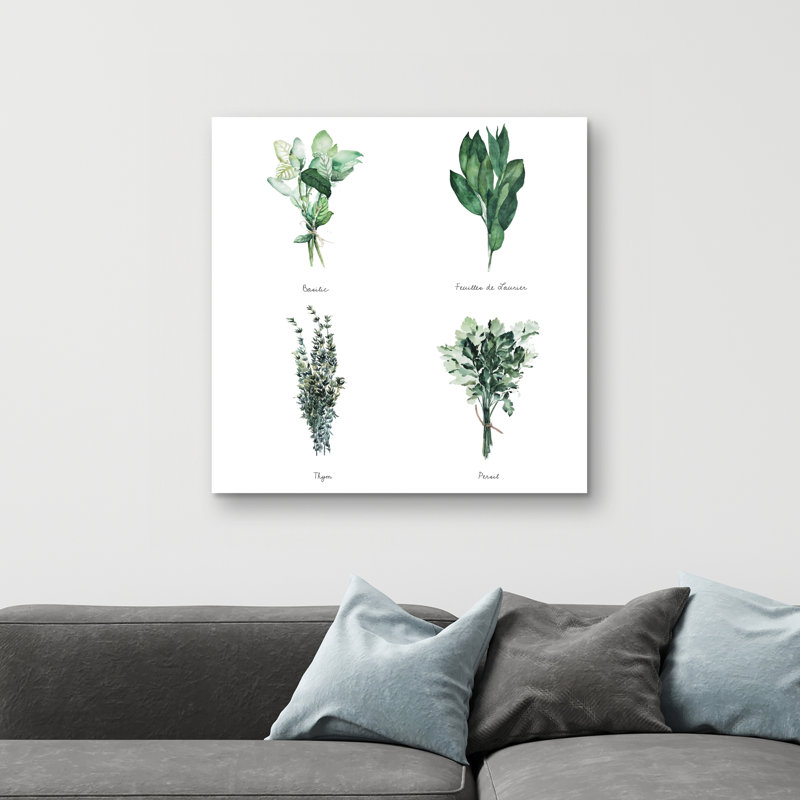Fines herbes - 32"x32" art on canvas