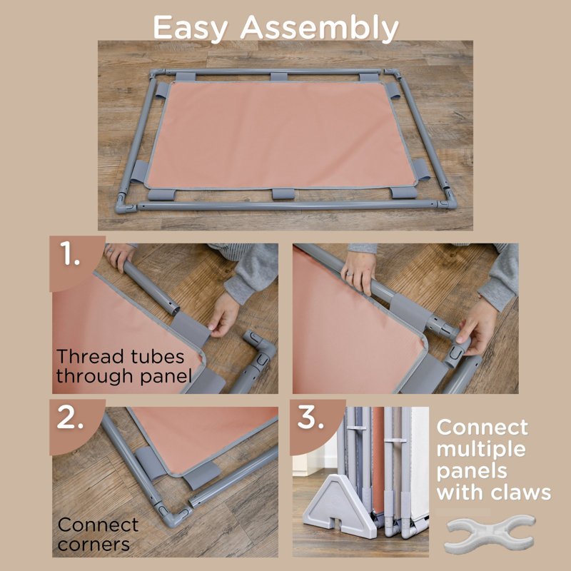 Rectangle Playpanel - Fog Without Feet, Pink
