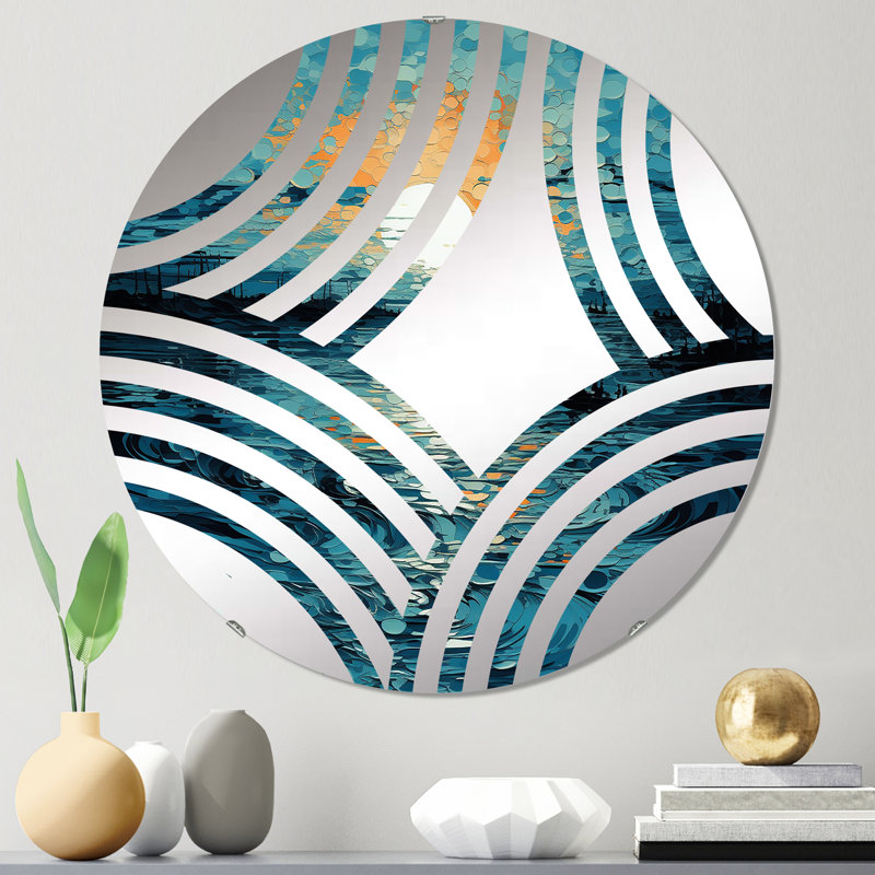 Miroir d'appoint Minimalisme, 23,6 po x 23,6 po