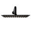 Pomme de douche à pluie carrée mince 12 po 12 po avec bras mural à 90 degrés et bride IPS de 1/2 po IPS x 10 po-105842157
