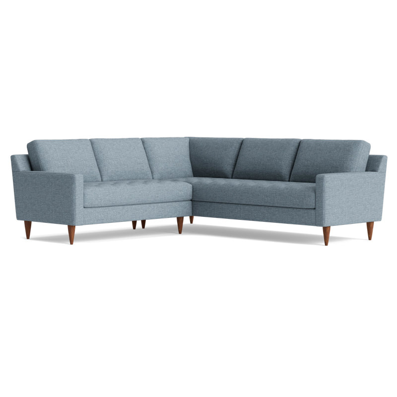 MCM Sectional, Right Hand Facing, Performance Weave - Navy