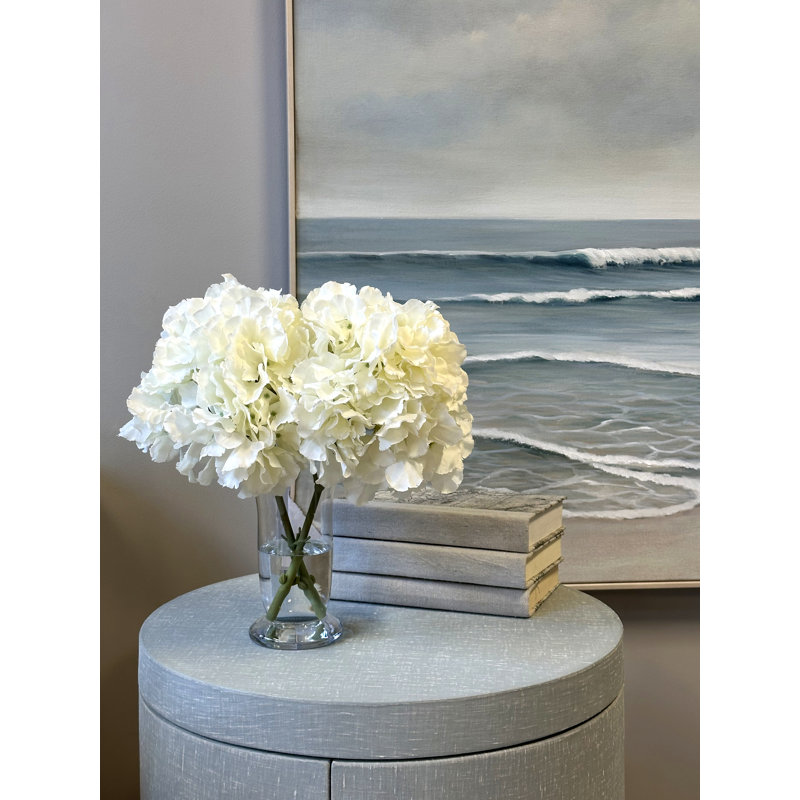 Faux Hydrangea Stems, Cream