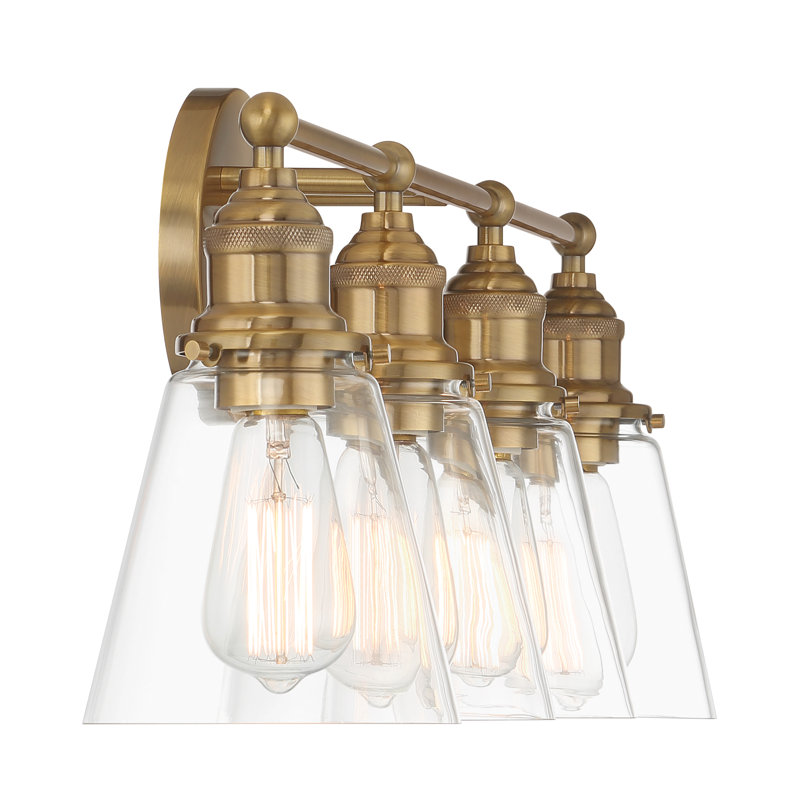 Breakwater Bay Adeen - 4 Lt Vanity, Brass