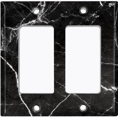 Patterned 2 - Gang Rocker Standard Wall Plate