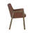 Brookdene Faux Leather Armchair - Brown-138958198