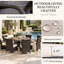 Patio Dining Set Table,