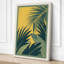 Tropical Palm Fronds Botanical 1 Piece Wrapped Canvas Wall Art-2042916649-2042916651